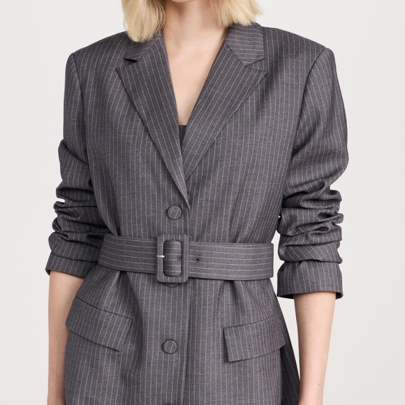 Amanda Uprichard Meritt Blazer Dress XS Belted NEW with tags Shopbop - Picture 3 of 8